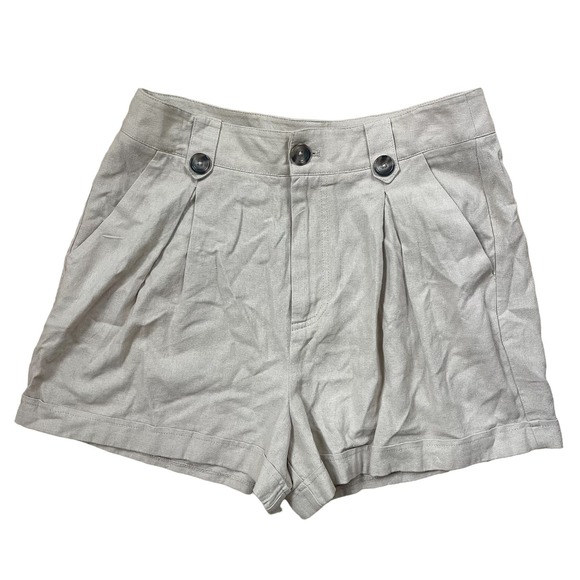 BCBG Women’s Relaxed Buttom Shorts Tan Lightweight Size Small - Picture 1 of 5